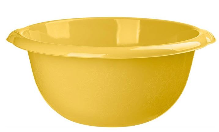 Таз универсальный  Good круглый  9л (ярко -жёлтый)